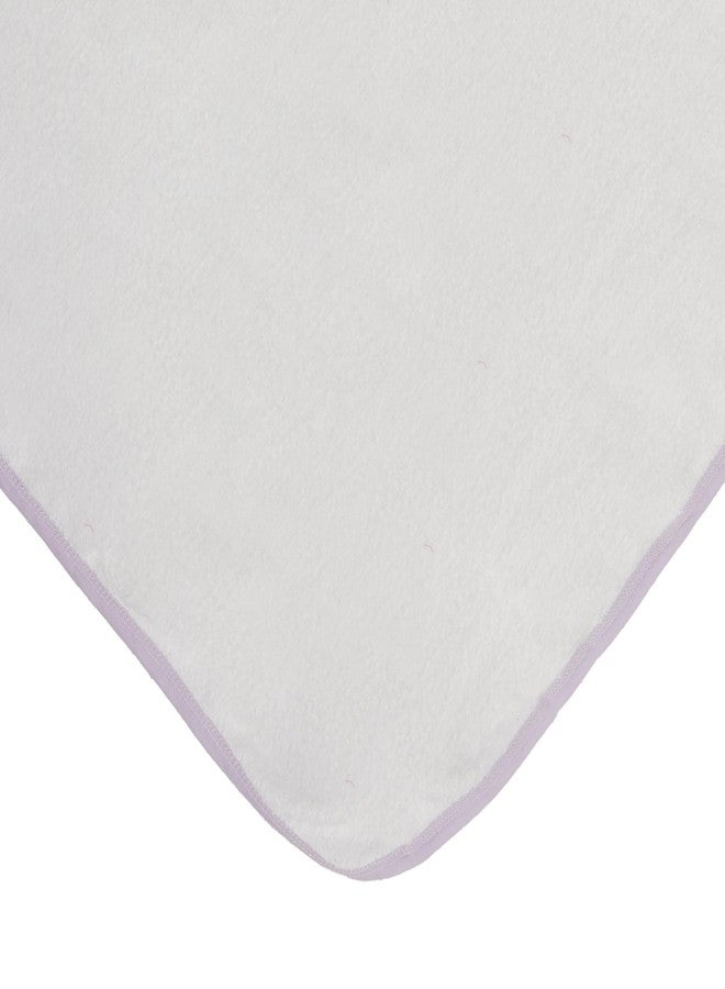 أطفال كل يوم منشفة استحمام للأطفال الرضع والصغار من إيفري داي كيدز - منشفة يونيكورن بيضاء ثلاثية الأبعاد بقرن؛ منشفة ناعمة وماصة من قماش تيري بغطاء رأس للأطفال الصغار؛ من أساسيات استحمام الطفلة. - Image 4